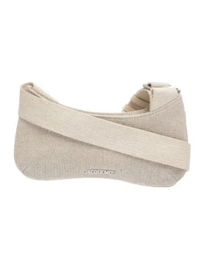 Pre-owned Jacquemus Canvas Crossbody Bag In Neutral