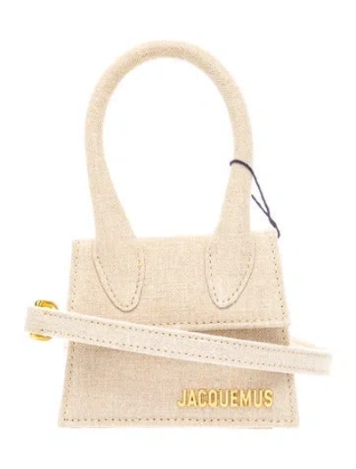 Pre-owned Jacquemus Canvas Crossbody Bag In Neutral