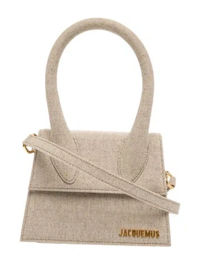 Pre-owned Jacquemus Canvas Le Chiquito Mini In Neutrals