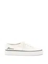 Jacquemus Les Fefe Low Top Sneakers Rubber Sole In White