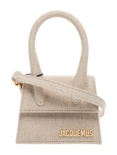 Pre-owned Jacquemus Canvas The Chiquito Mini W/ Tags In Neutrals