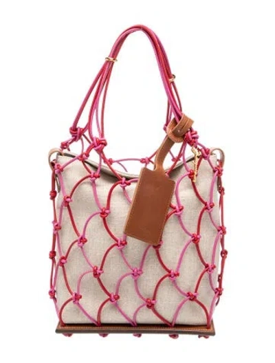 Pre-owned Jacquemus Canvas Top Handle Bag In Neutral