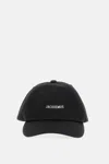 Jacquemus Cap With Logo In Black