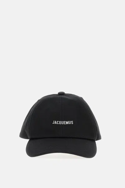 Jacquemus Cap With Logo In Black