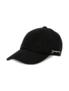 Jacquemus La Casquette  Baseball Cap In Black