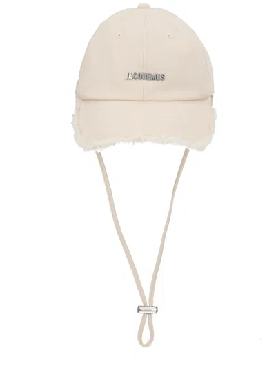 Jacquemus Cappello Da Baseball "artichaut" In White