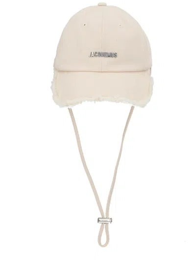 Jacquemus Cappello Da Baseball "artichaut" In White