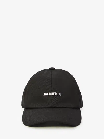 Jacquemus Gadjo Baseball Cap In Black