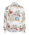 Jacquemus La Chemise Simon Printed Cotton Shirt In White