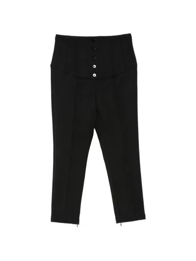 Jacquemus Capri Corset Pants In Black