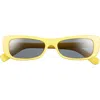 Jacquemus Capri Rectangular Sunglasses