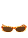 Jacquemus Capri Sunglasses In Brown