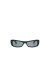Jacquemus Black La Casa 'les Lunettes Capri' Sunglasses In Gray