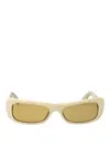 Jacquemus Capri Sunglasses In Neutral