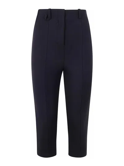 Jacquemus Le Pantalon Capri Trousers In Black