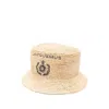 Jacquemus Raffia Fisherman Hat Hats Beige In Multicolor
