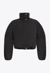 Jacquemus La Courte Caraco Puffer Jacket In Black