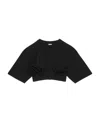 Jacquemus Le Caraco Cropped T-shirt In Black