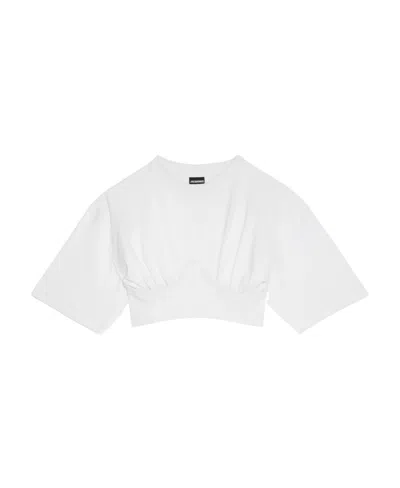 JACQUEMUS JACQUEMUS CARACO CROPPED T-SHIRT