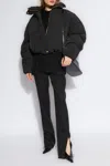 Jacquemus La Courte Caraco Puffer Jacket In Black