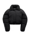 Jacquemus La Doudoune Courte Caraco Down Jacket In Black