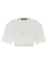 Jacquemus White Les Classiques 'le T-shirt Caraco' T-shirt In White