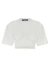 Jacquemus White Les Classiques 'le T-shirt Caraco' T-shirt