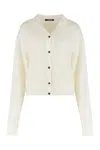 Jacquemus Cardigan Brode In Merino Wool In Neutral