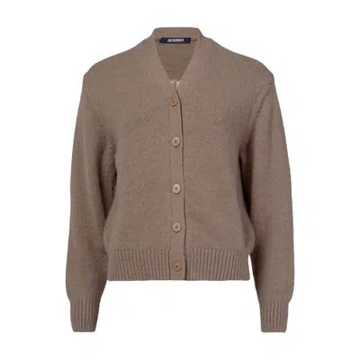 Jacquemus Cardigan In Brown