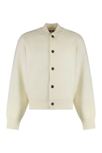 JACQUEMUS JACQUEMUS CARDIGAN BUBBLE IN WOOL AND CASHMERE