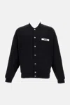 Jacquemus Le Cardigan Gros Grain In Black