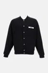 Jacquemus Le Cardigan Gros Grain In Black