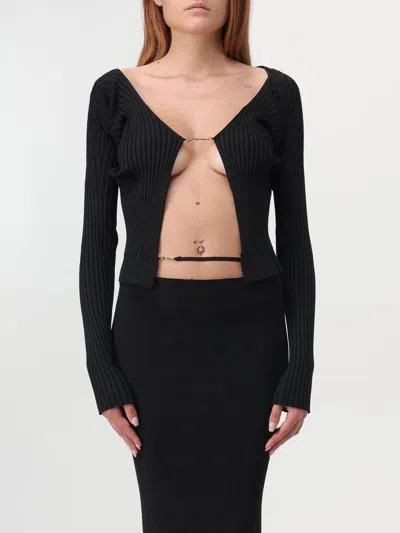 Jacquemus Cardigan  Woman Color Black In Schwarz