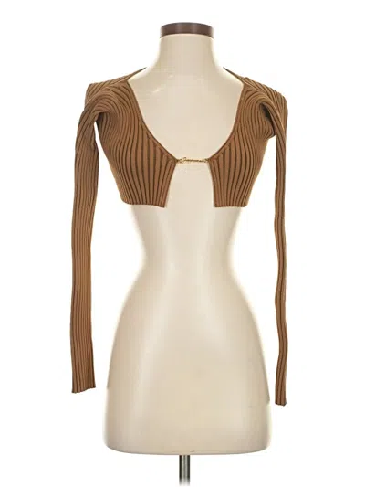 Pre-owned Jacquemus Cardigan Sweater In Brown