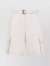 Jacquemus The Cargo Bermuda Shorts With Belt
