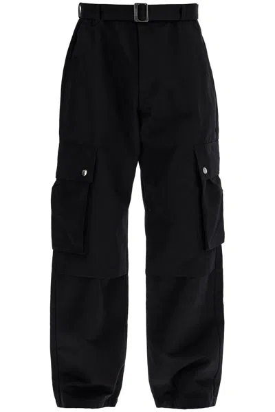 JACQUEMUS CARGO GABARDINE TROUSERS IN EIGHT