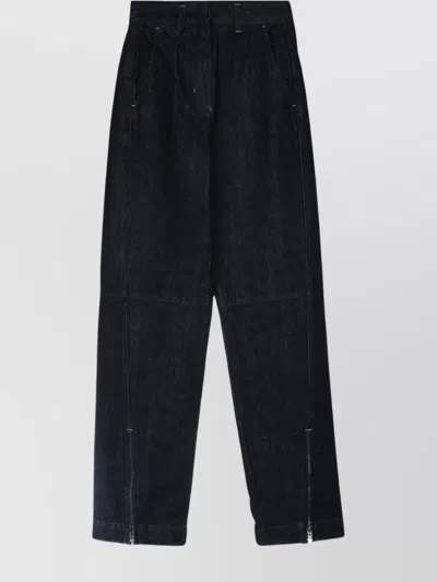 Jacquemus Cargo Trousers Pockets Loops In Navy