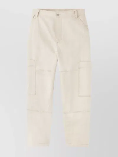 JACQUEMUS CARGO TROUSERS WITH POCKETS AND LOOPS