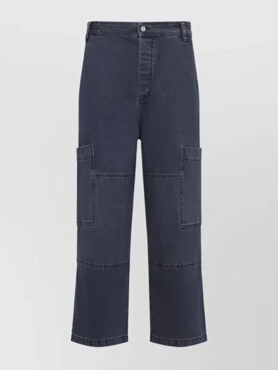 JACQUEMUS CARGO TROUSERS WITH WIDE LEG DESIGN