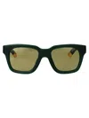 Jacquemus Matte Green Acetate Sunglasses In Green