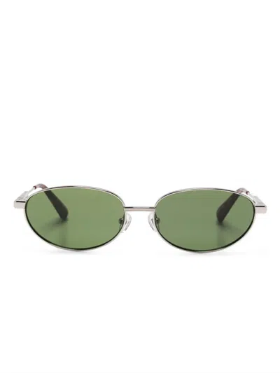 Jacquemus Carino Sunglasses In Silber
