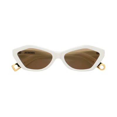 Pre-owned Jacquemus Carino Sunglasses 'white' | Women's Size Onesize