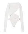 Jacquemus Carozzu Stretch-fit Bodysuit In White