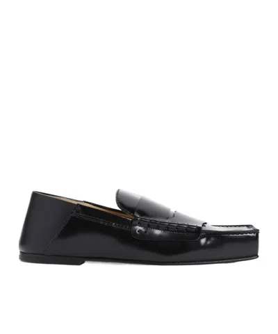 Jacquemus Carré Loafers In Black