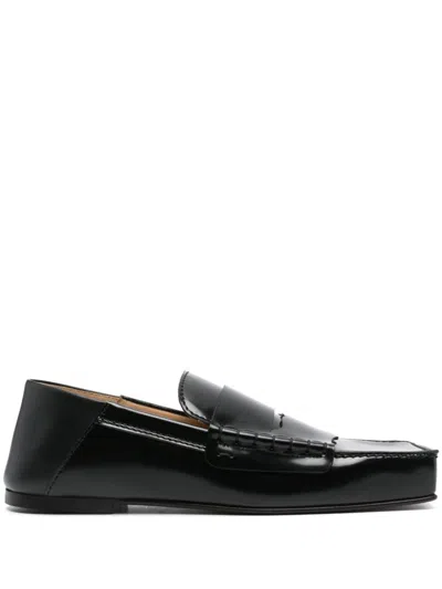 Jacquemus Les Mocassins Carre Loafers In Black