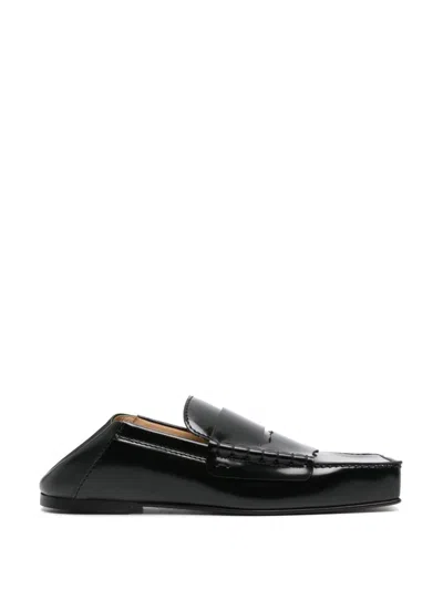 Jacquemus Carré Loafers In Black  