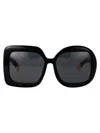 Jacquemus Carre Sunglasses In Black