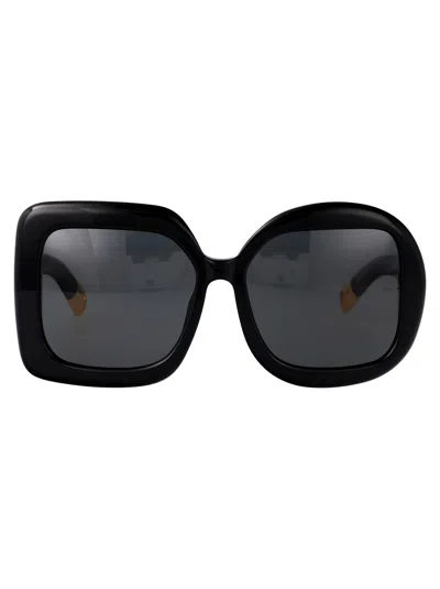 Jacquemus Carre Sunglasses In Black