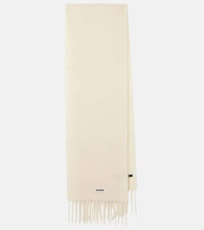Jacquemus Carro Alpaca, Mohair, And Wool-blend Scarf