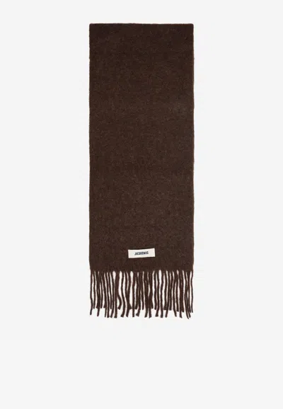 Jacquemus Carro Scarf In Brown